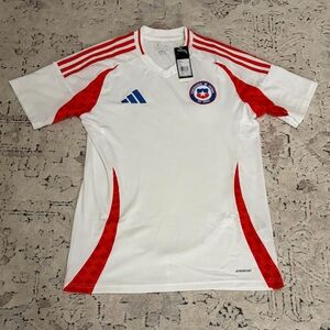Adidas Authentic Chile National Team 2024 IQ0674 White Away Jersey Men’s Sz: M